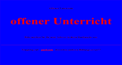 Desktop Screenshot of offener-unterricht.net